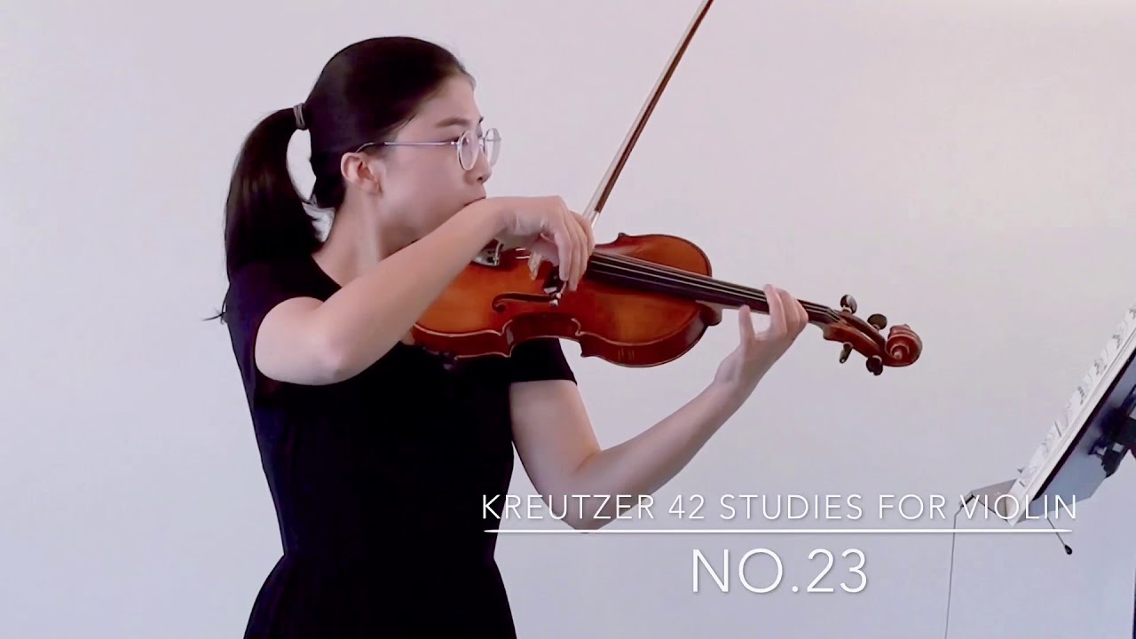 Kreutzer 42 Studies(Etudes) For Violin【No.23】
