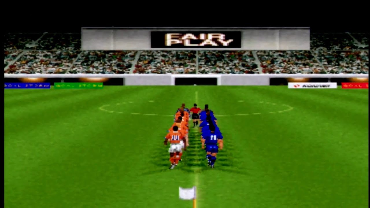 Goal Storm '97 -- Gameplay (PS1)