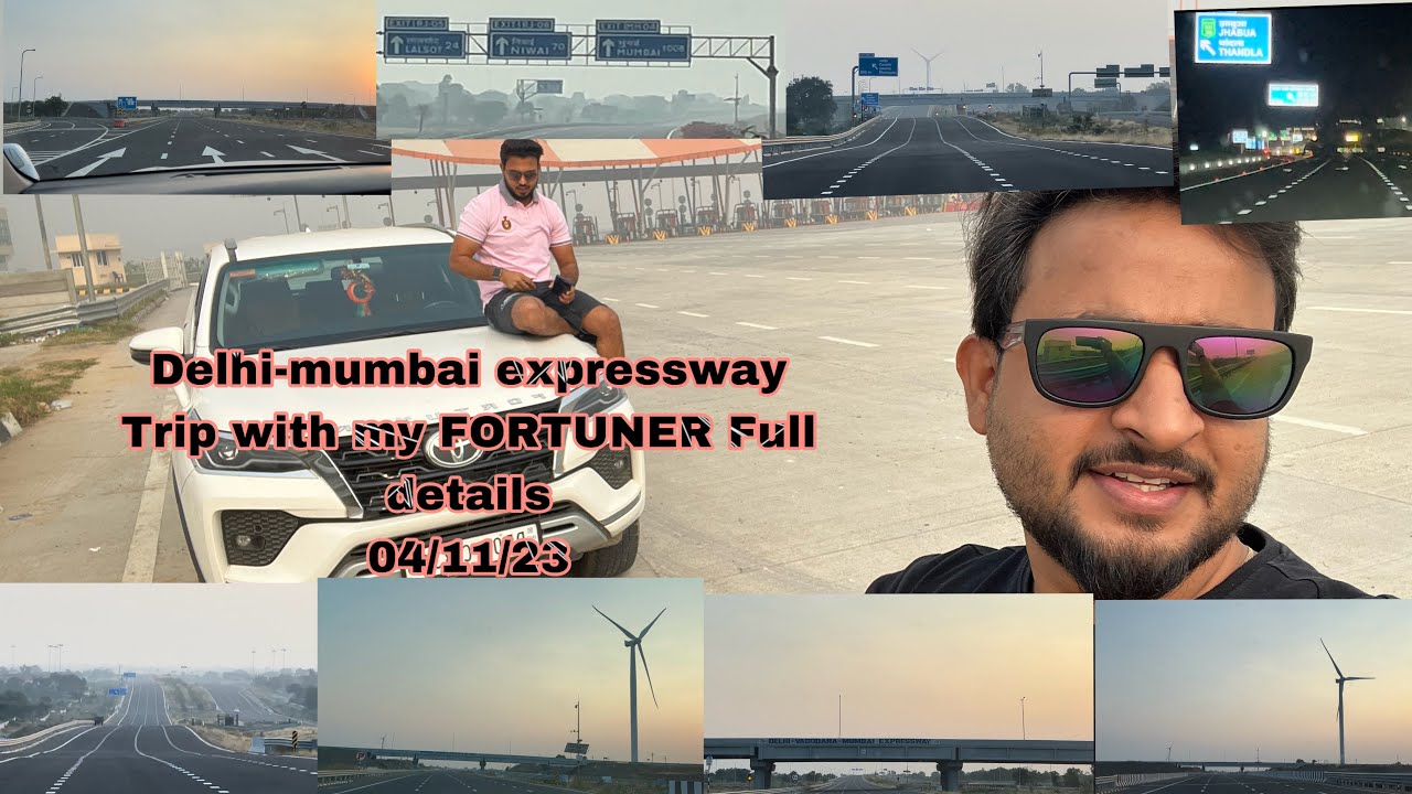 Delhi to mumbai via DELHIMUMBAIEXPRESSWAY sirf 13hrs me maza agya #delhimumbaiexpressway #expressway