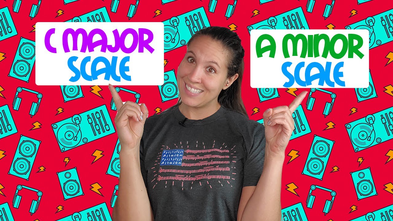 C Major Scale & A Minor Scale On Flute - With Finger Chart
