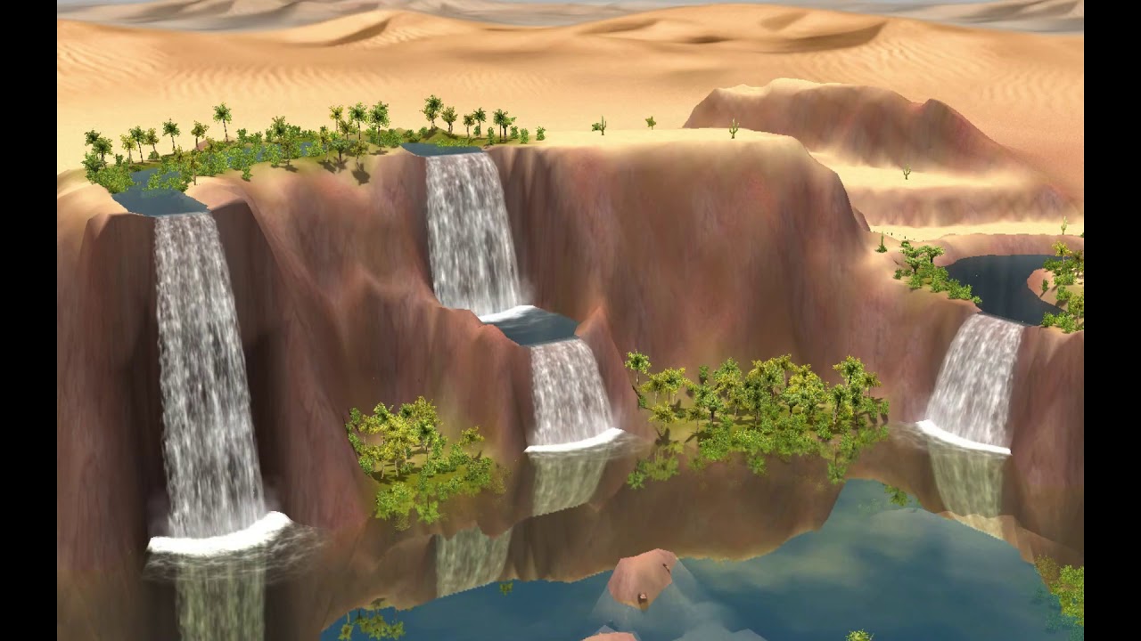 Enjoy Relaxing times with this Waterfall for your TV!