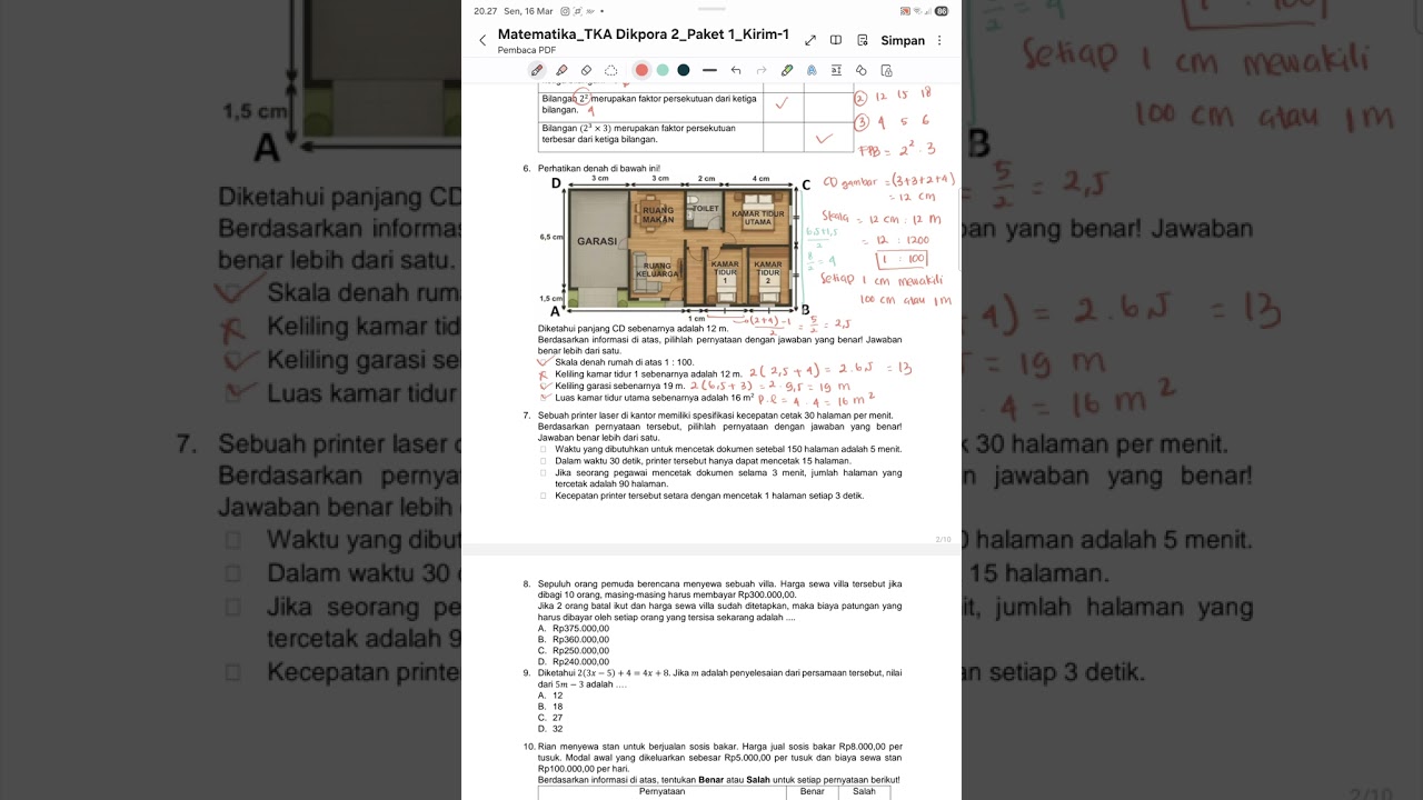 Pembahasan Try Out TKA Dikpora Tahap 2 (Bantul) part 1