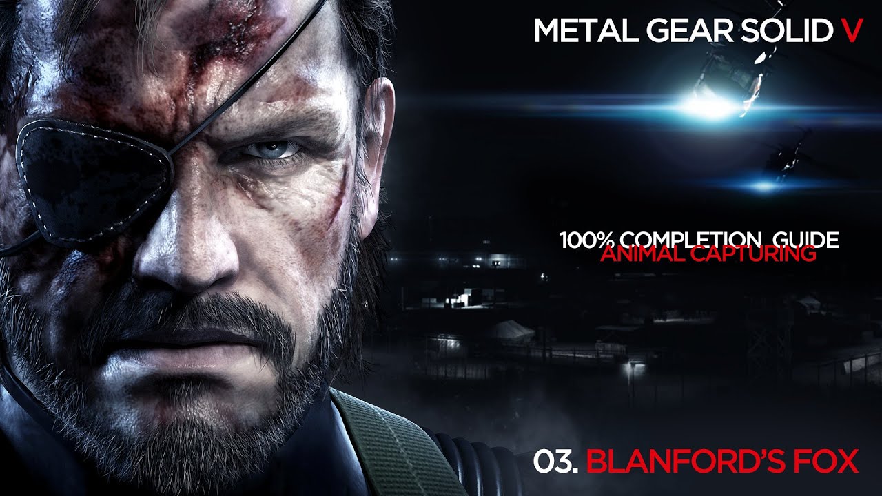 MGSV 100% Completion list (Animal capturing): 03. Blanford's Fox [60fps]