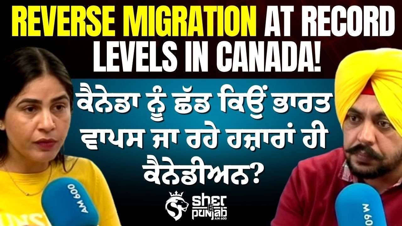 Why are so many skilled immigrants leaving Canada? | Punjab | Reverse Migration 