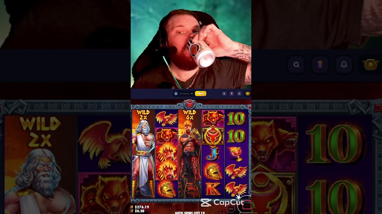 Massive Zeus Vs Hades Win!! #slots #gambling #onlineslots