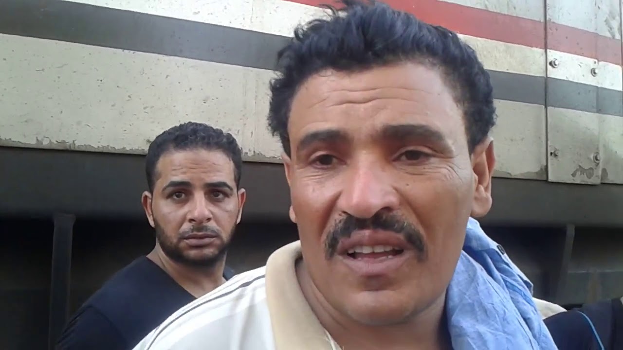 بالفيديو مشاهد من حادث خروج قطار عن القضبان بمركز ناصر محافظة بني سويف