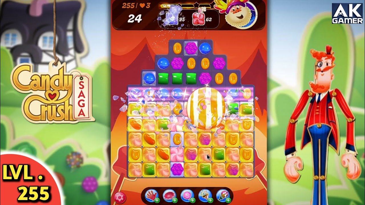 Candy Crush Saga 🍭 Level - 255 #canddy #viral #games #gameplay #gaming 