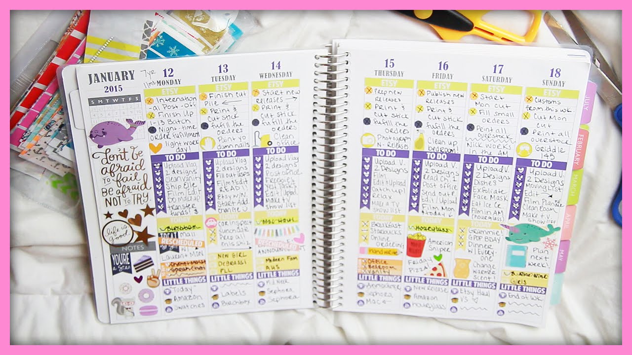 PLANNING 101: Planners, Stickers, Pens & Washi!