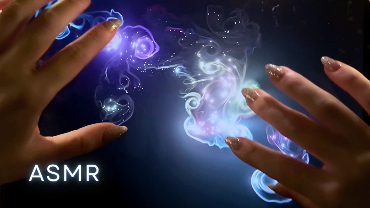 ASMR Mystical Glow✨ Visual Triggers with Enchanting Lights & Soothing Touch🧚(with background music)