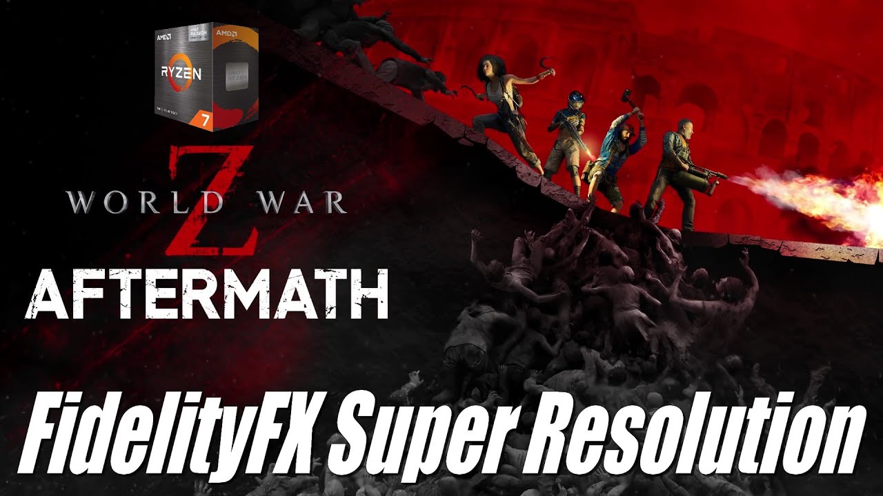 World War Z: Aftermath with no discrete graphics card (FidelityFX Super Resolution test)