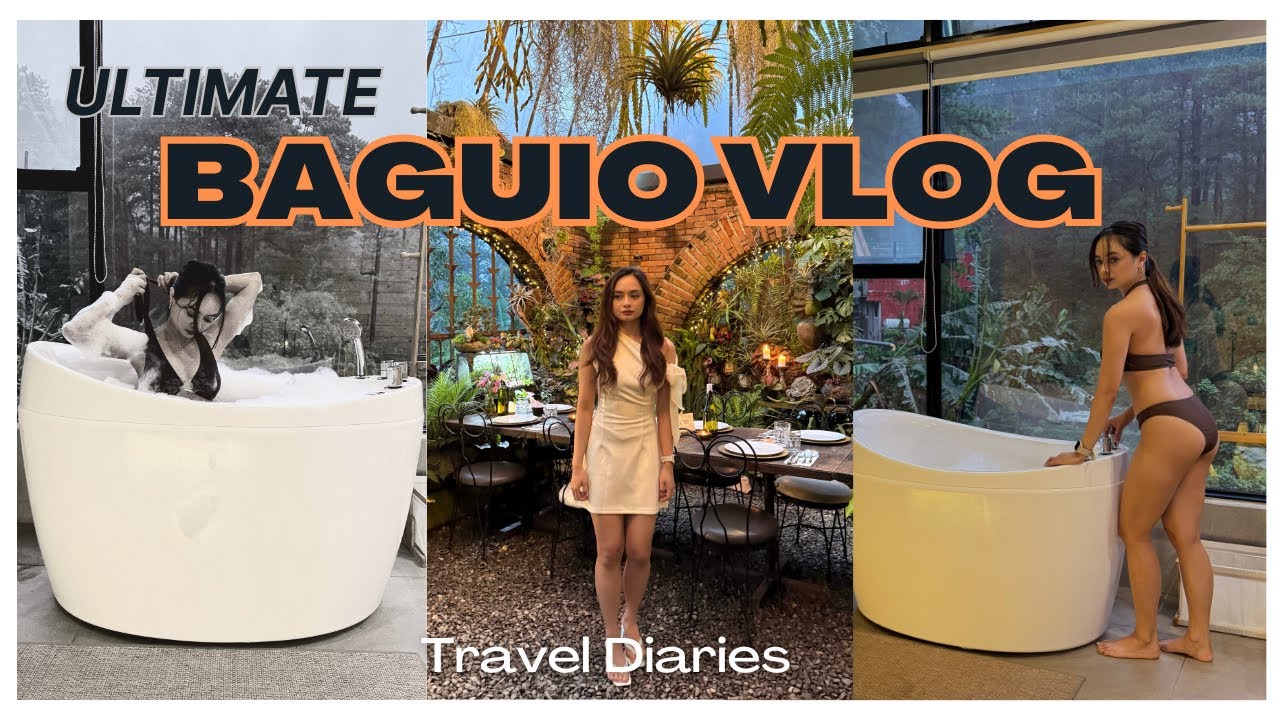 Ultimate Baguio Vlog | Jacuzzi Cabin, Romantic Steak Date & Night Market Adventure! ✨