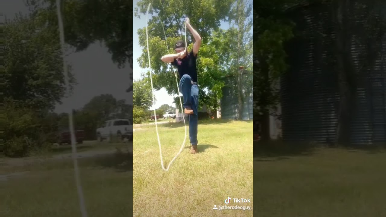 Trick roping the Texas skip