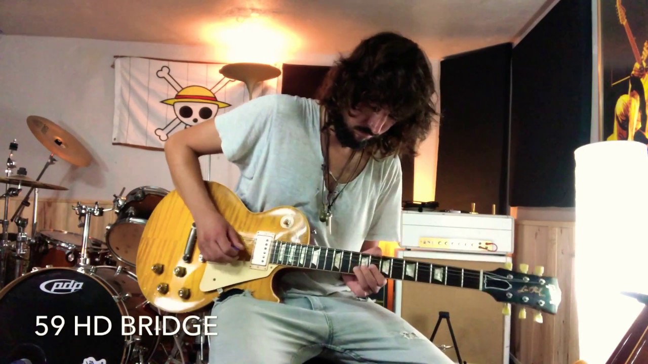 Dave Stephens pickups comparison with two Gibson les Paul 1959 reissue and Friedman Smallbox