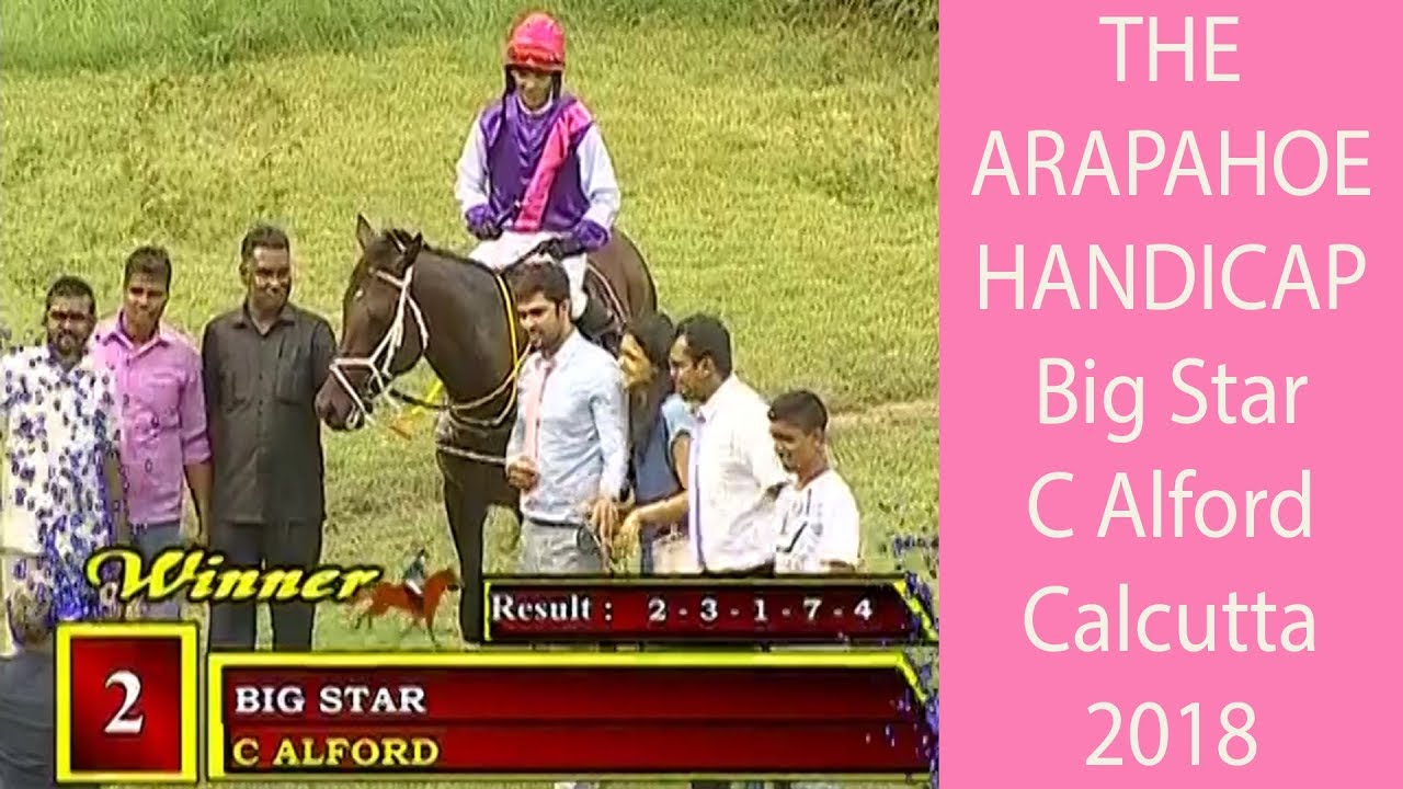 Big Star  with C Alford up wins The Arapahoe Handicap 2018