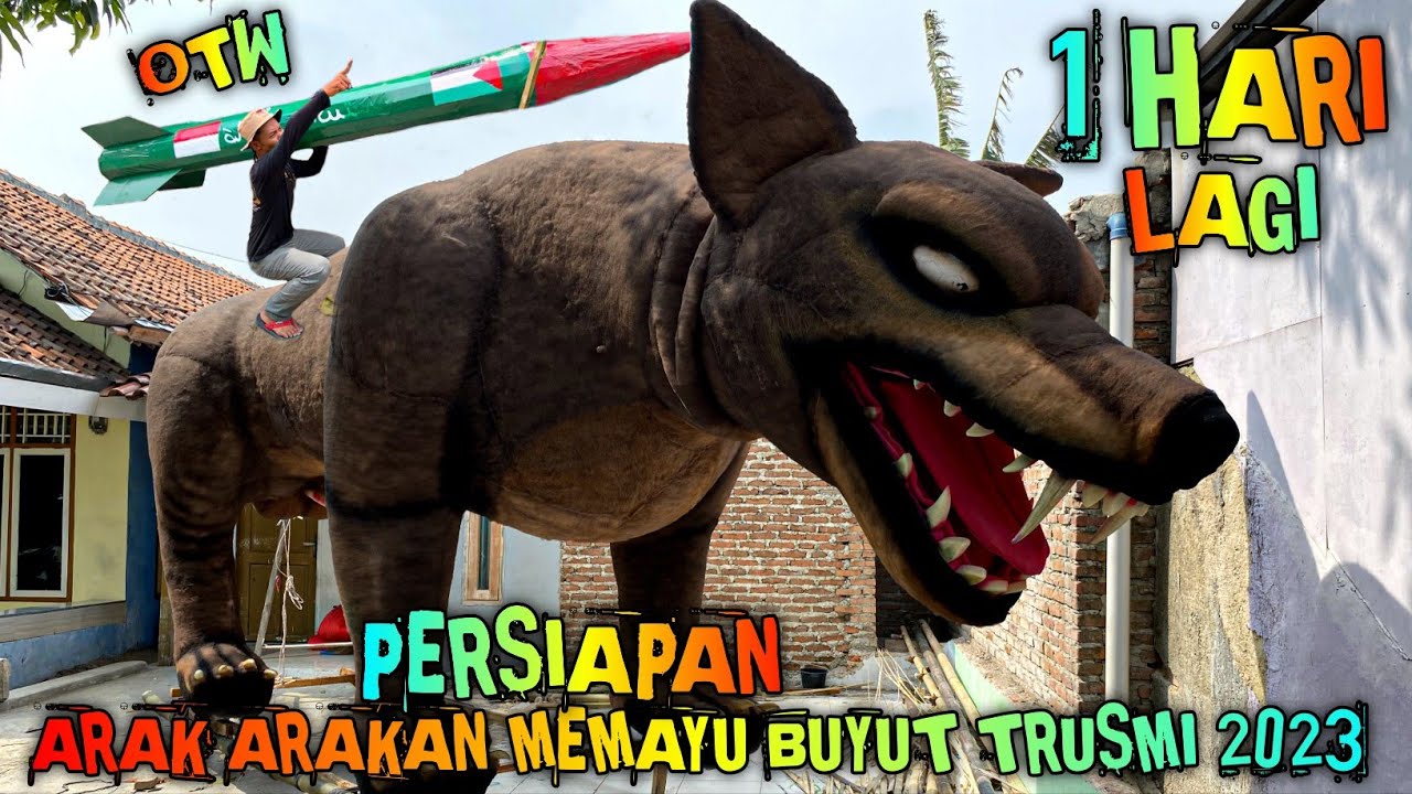 1 Hari Menjelang Arak arakan MEMAYU BUYUT TRUSMI 2023❗️