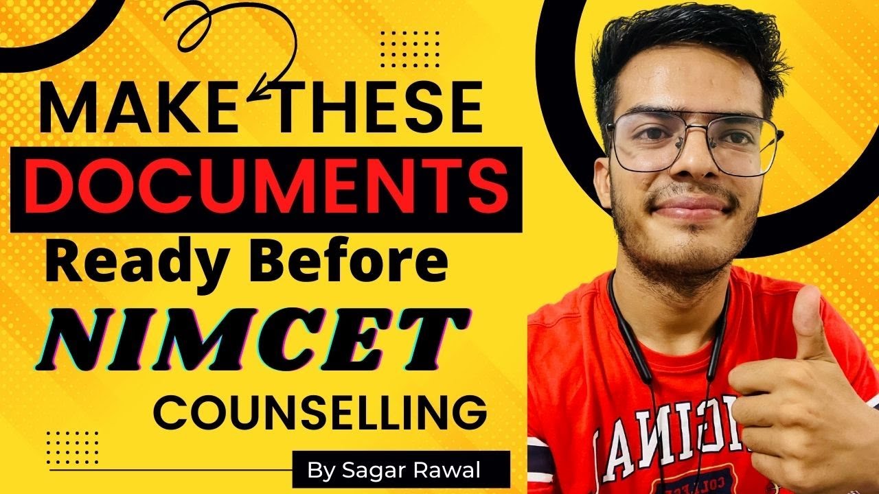NIMCET | Documents you all will need at time of Counselling | Prepare it, otherwise Admission❌
