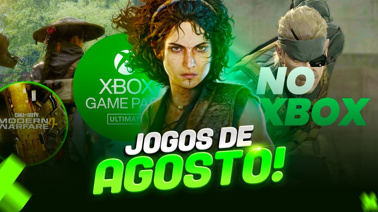 SENSACIONAL! AGOSTO CHEGA com JOGA&Ccedil;OS no XBOX, GAME PASS, JOG&Atilde;O GR&Aacute;TIS e EXCLUSIVO de PS!