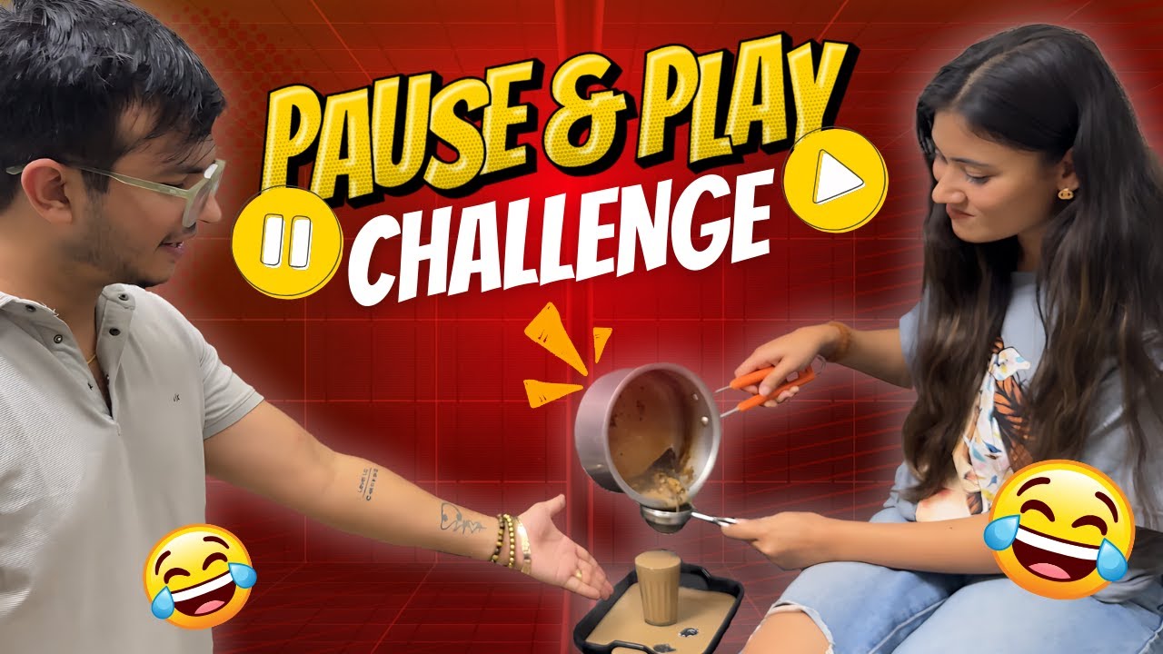 Pause and Play Challenge | Extreme fun😈 Tanshi Vlogs