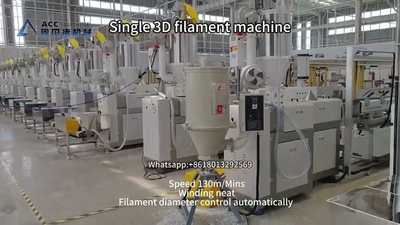 ABS PLA PETG TPU 3D printer filament machine in customer factory