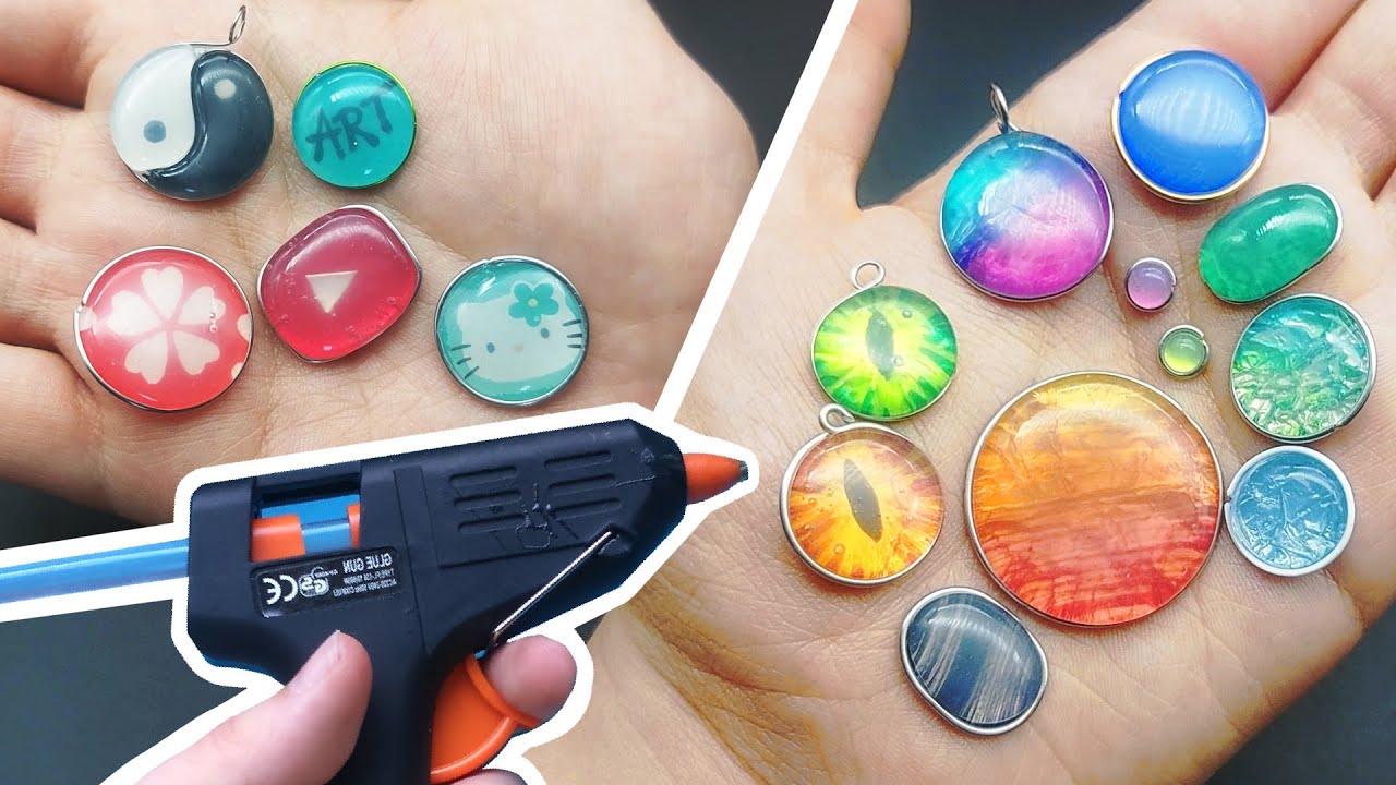 Hot Glue Charms & Gems! (Pins, Costumes, Jewelry,..)