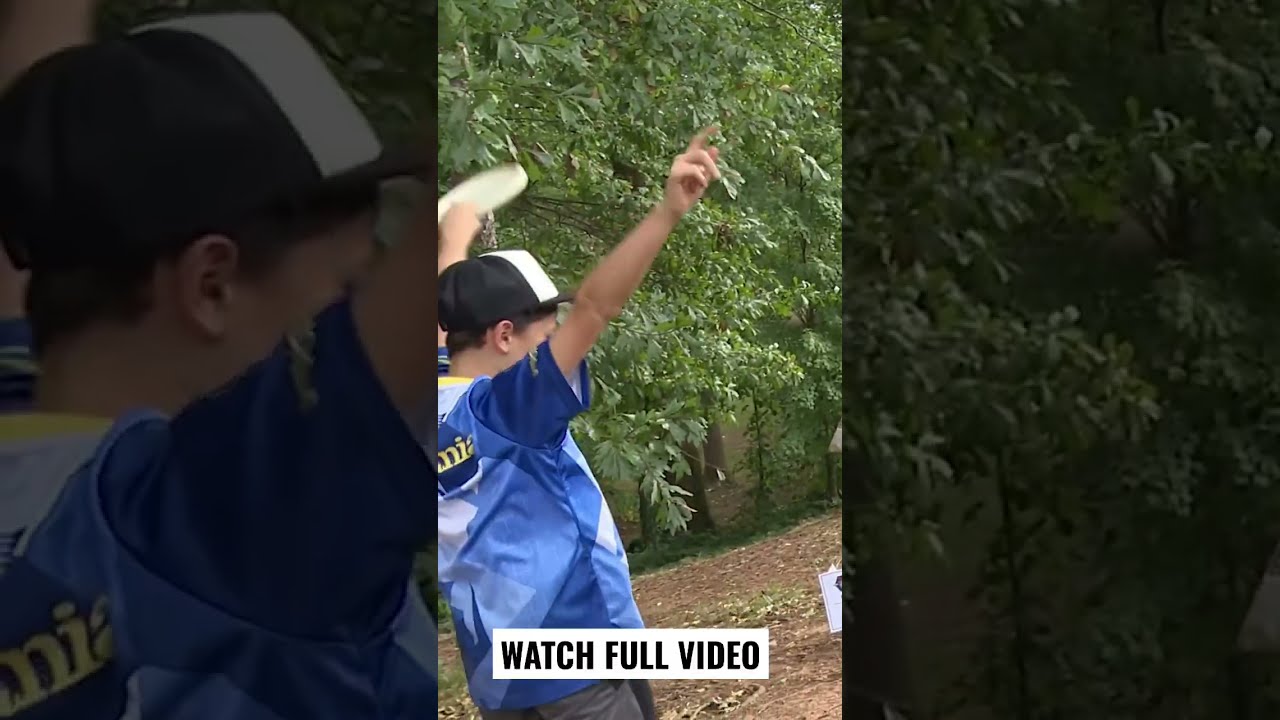 GAME OF INCHES - DISC GOLF 😂 #shorts #youtubeshorts