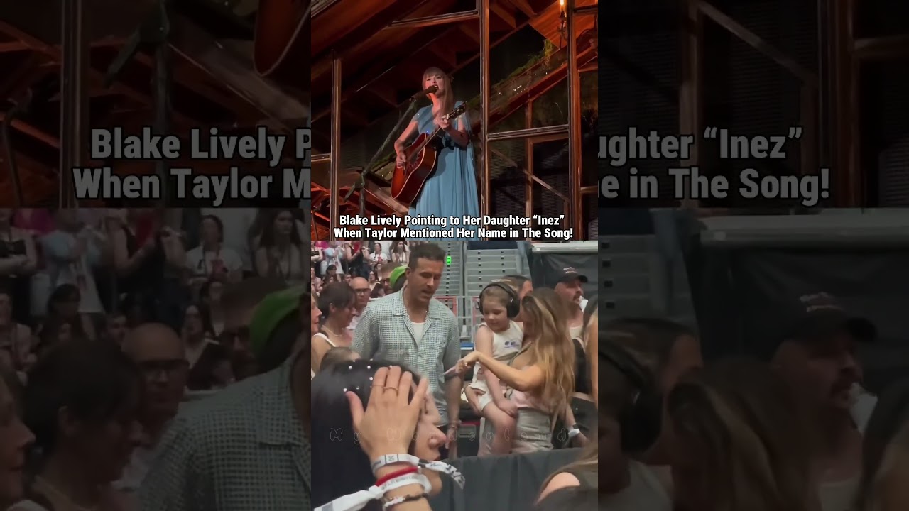 Blake Lively’s Reaction When Taylor Swift Mentions Her Daughter’s Name Live! 😍🎤
