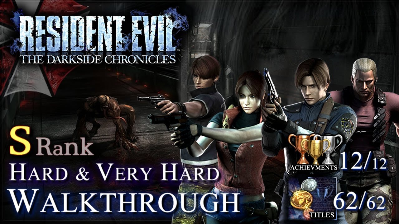 Resident Evil: The Darkside Chronicles [Wii] - Walkthrough / Rank S / All Files, Items & Weapons