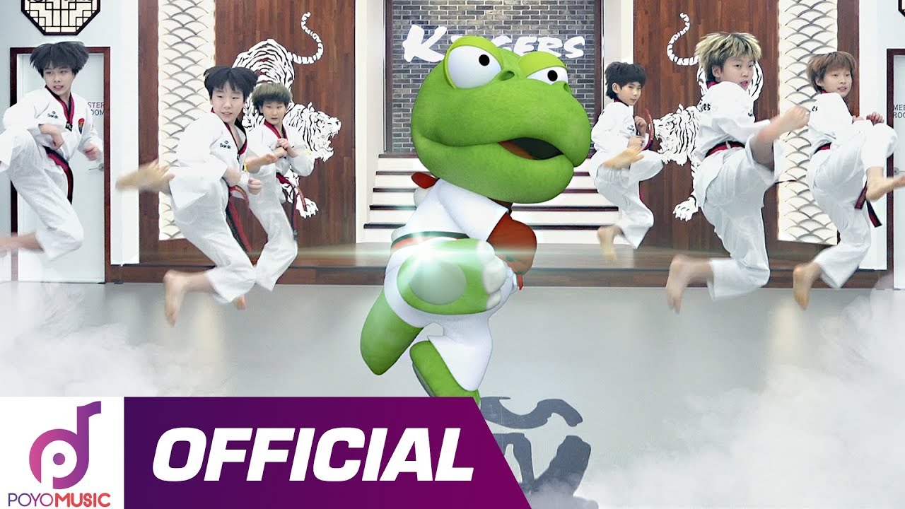 Banana Cha Cha TAEKWONDO Official ver. | Pororo X K-Tigers | Kids Pop | Cover Dance
