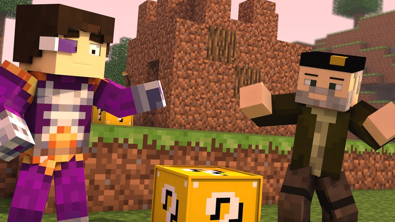 Minecraft | CANCIONES DE GUERRA! | Minijuego LUCKY ISLANDS c/ Vegetta