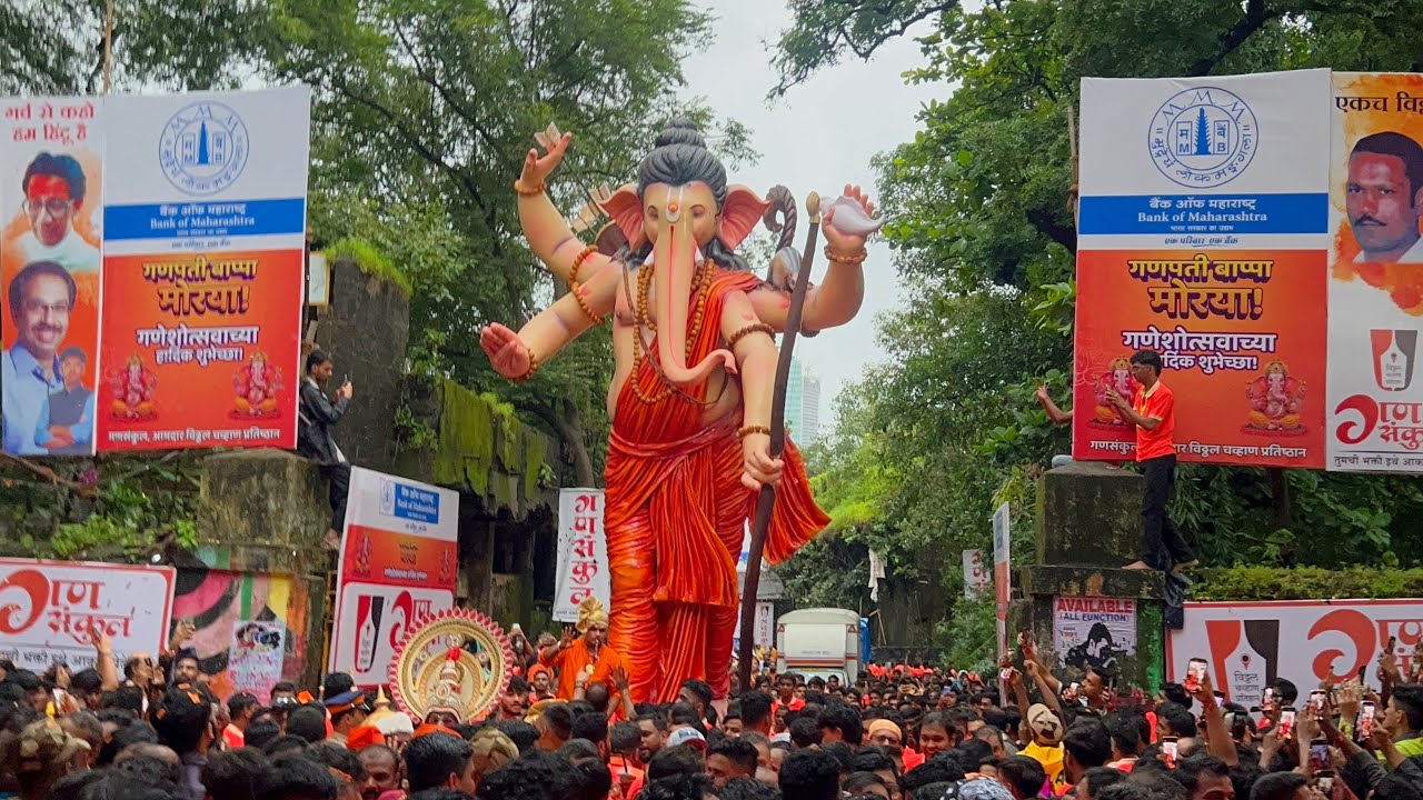 4K FIRST LOOK | Parel Cha Raja Aagman Sohala 2025 | Mumbai Ganpati Aagman Sohala 2025
