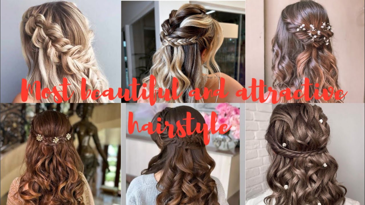 Most beautiful and attractive open hairstyle 😍🤩☝️