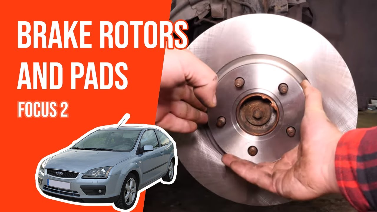 How to replace the front brake discs and pads Focus mk2 🚗