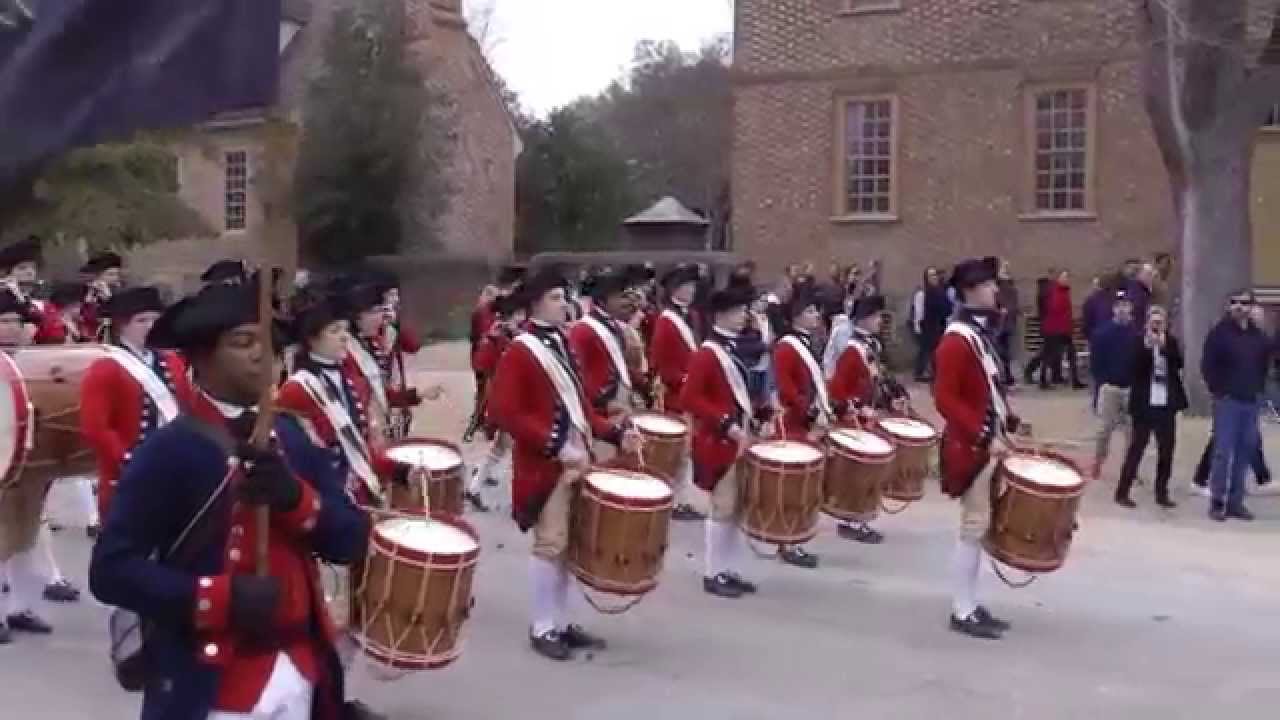 Colonial Williamsburg Fifes and Drums. Caden Cunningham's Graduation March.