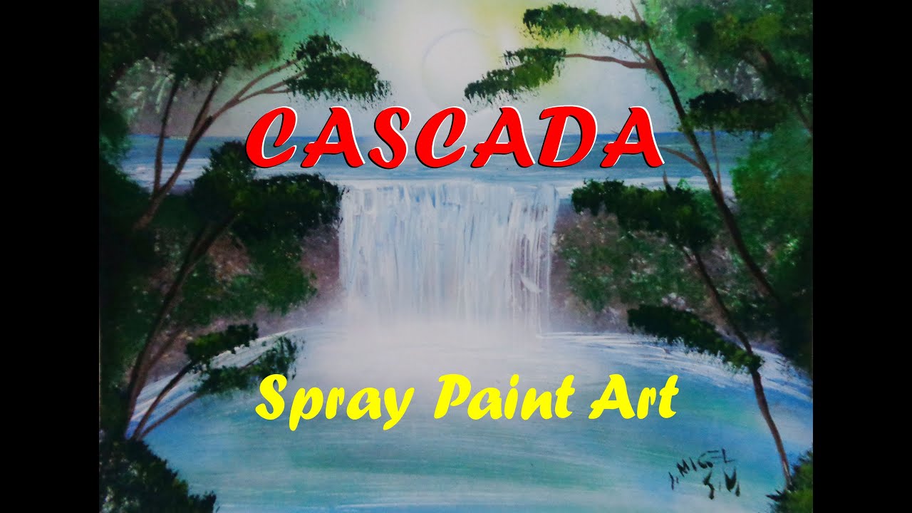 Cascada Spray Paint Art
