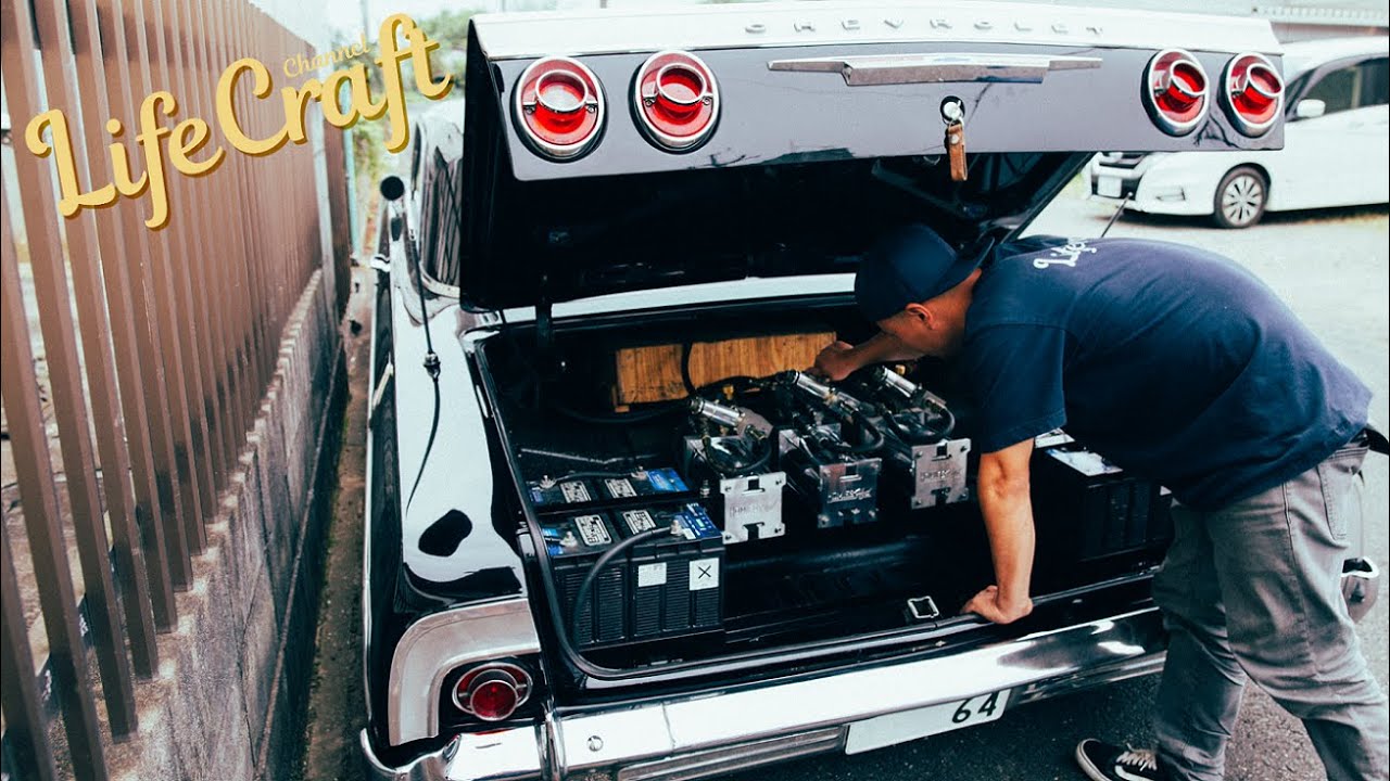 【ハイドロメンテナンス】スクエアのOリング交換！1964 シボレーインパラ ローライダー GonTipn64 1964 chevolet impala lowrider classic chevy