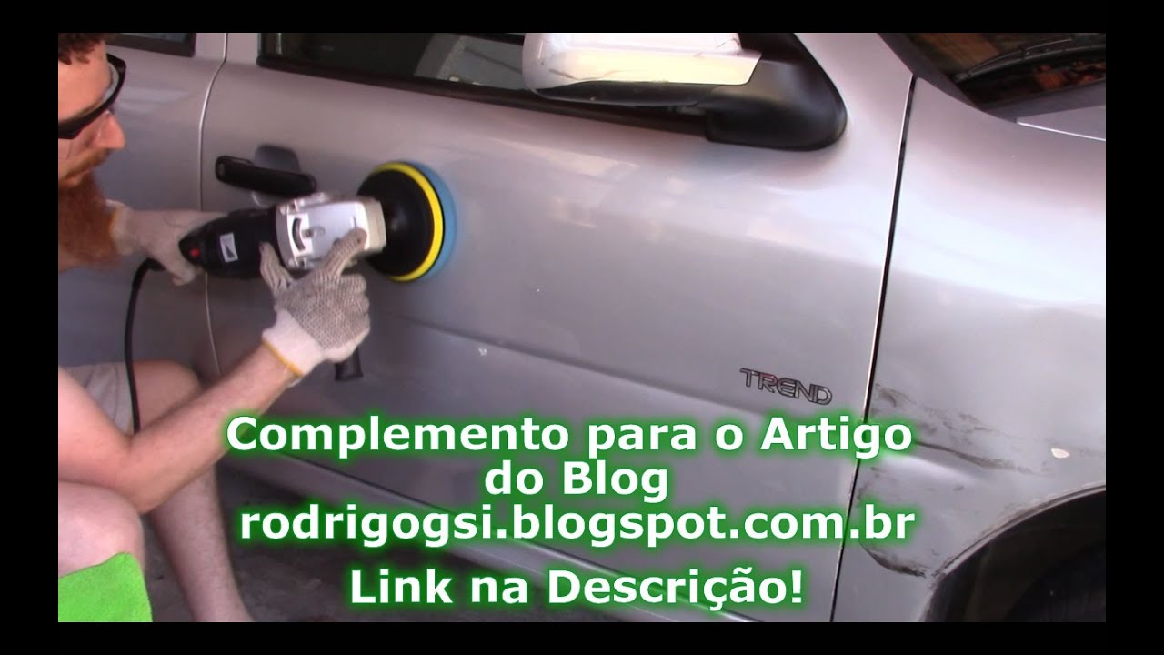 Demonstração: Aplicando Cera com Boina de Espuma Azul Caixa de Ovo CCS HEX e Politriz
