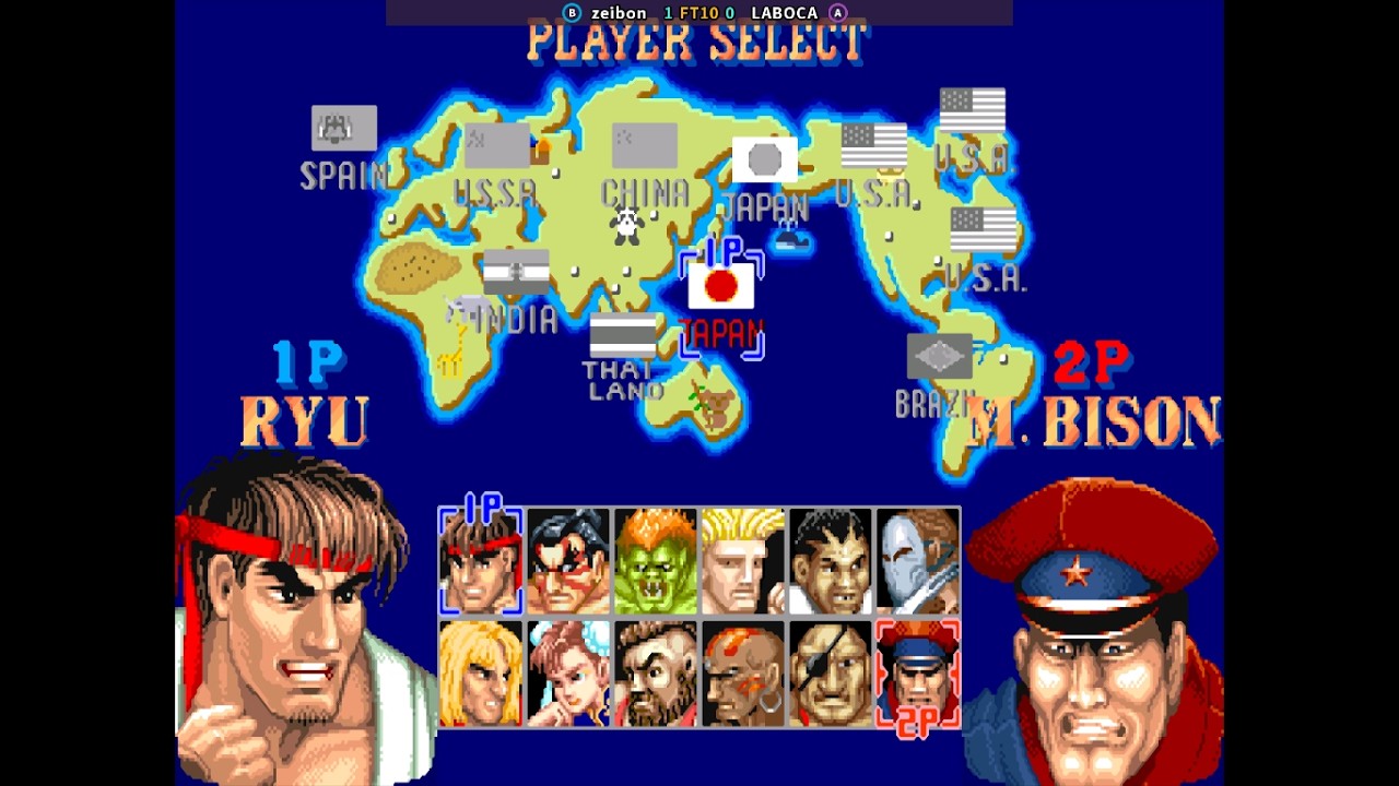 Street Fighter II' - zeibon(CHILE) VS LABOCA(BRAZIL) FT10