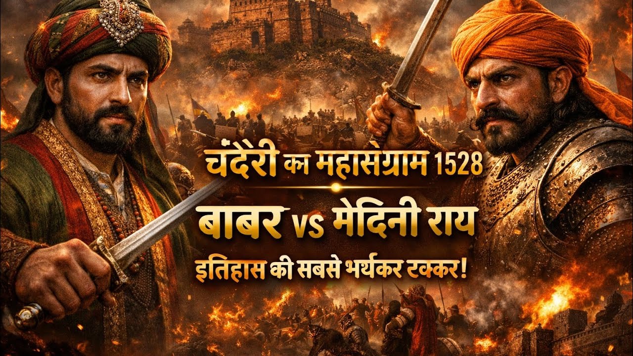 चंदेरी का महासंग्राम 1528 | बाबर vs मेदिनी राय | इतिहास की सबसे भयंकर टक्कर!