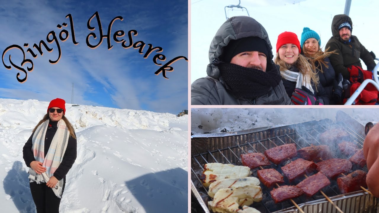 HESAREK KAYAK MERKEZİ |BİNGÖL | Kızakla Kaydık, Telesiyeje Bindik, Sucuk Ekmek