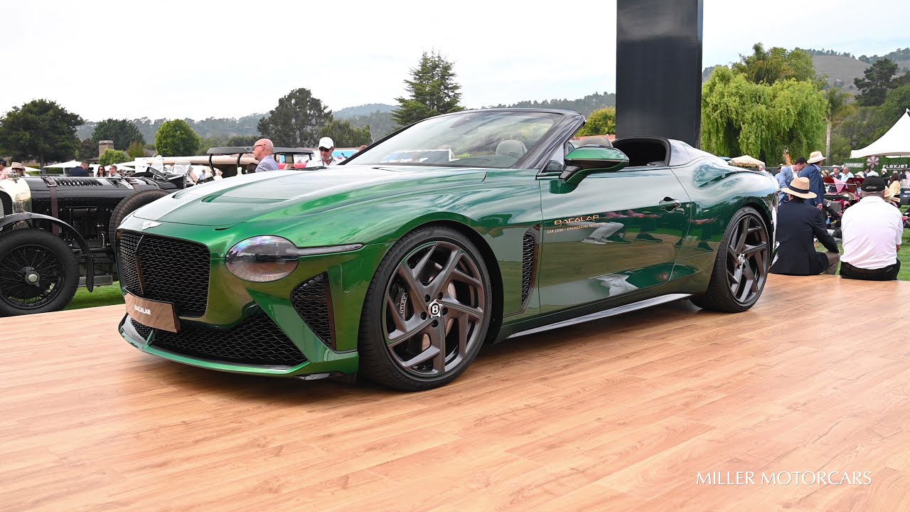 Highlights From Bentley At The 2021 Pebble Beach Concours