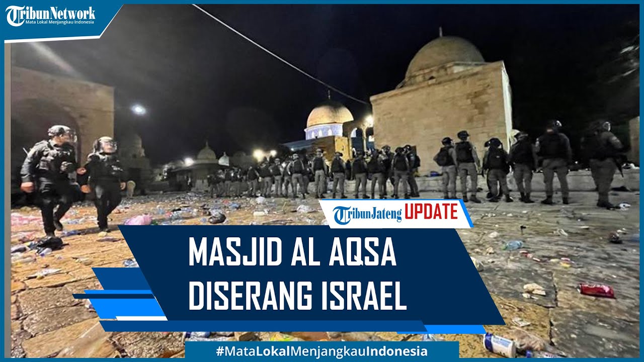 Masjid Al Aqsa Diserang Israel Saat Salat Tarawih 178 Terluka