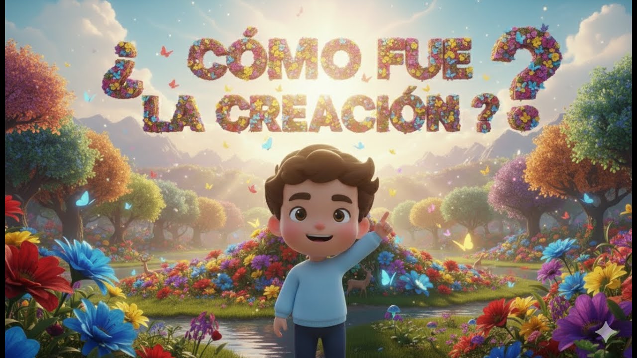 📖 Así creó Dios el mundo | Los días de la creación para niños