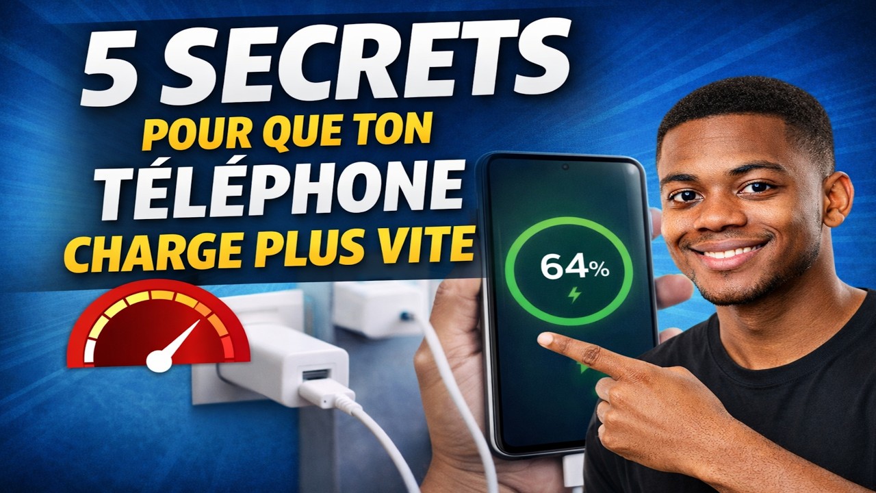 5 secrets pour charger ton téléphone plus vite sur Android !