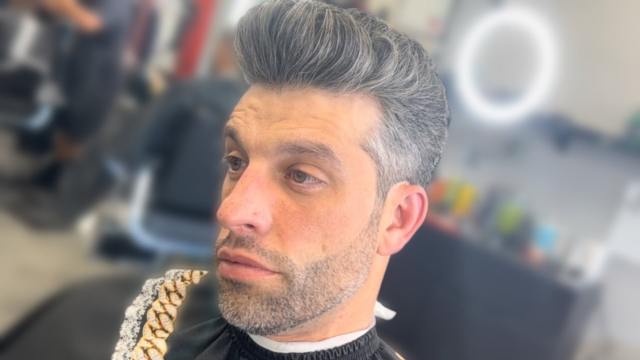 NEW LOOK TRANSFORMATION With Most Versatile Hairstyle! Scissor BARBER TUTORIAL