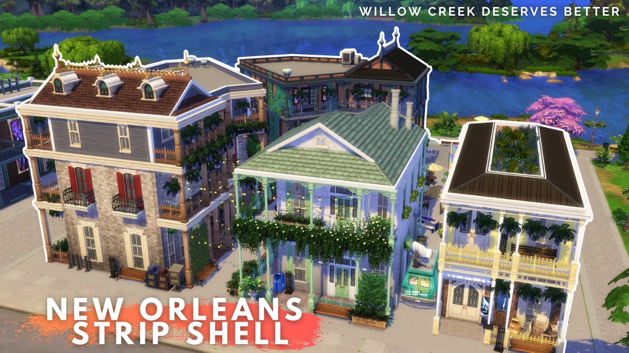 New Orleans inspired home because I've been dreaming about it | New Orleans Strip Shell | Subtitles