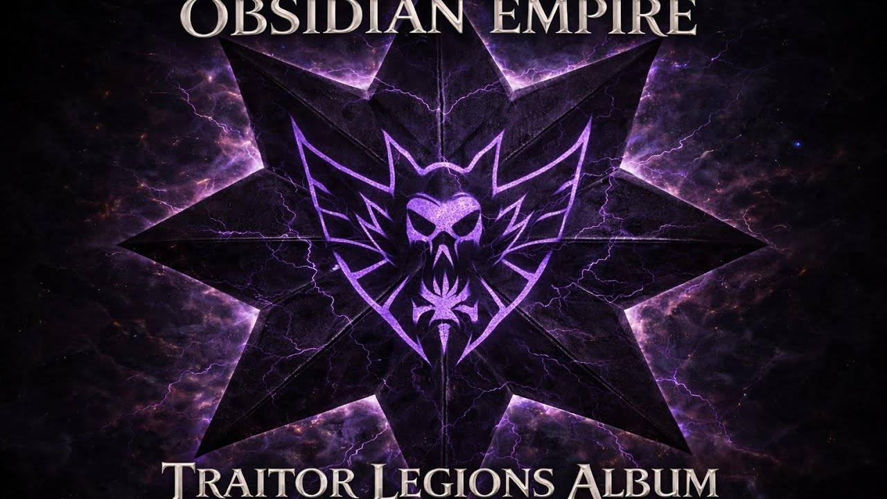 OBSIDIAN EMPIRE TRAITOR LEGIONS ALBUM (OBSIDIAN PRODUCTION)(OBSIDIAN LORE) (MUSIC)(WARHAMMER 40K )
