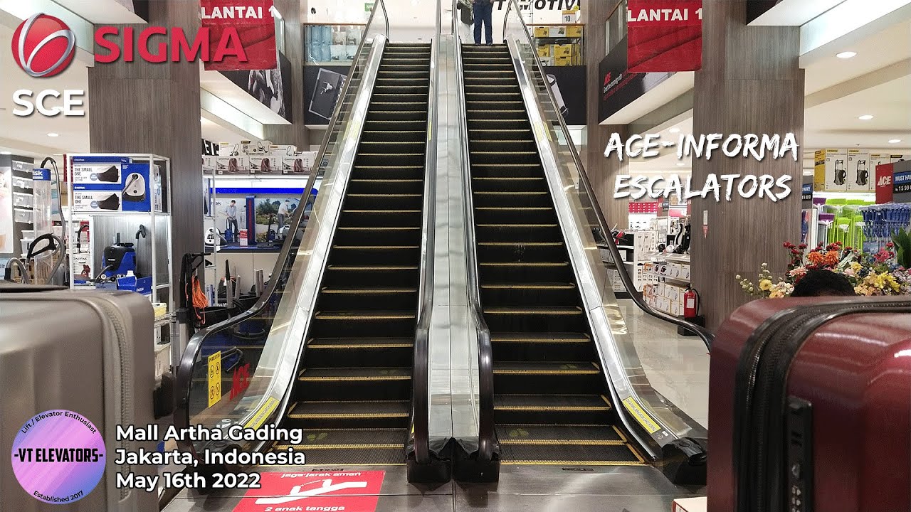 SIGMA SCE Escalators - AZKO-Informa Mall Artha Gading, Jakarta