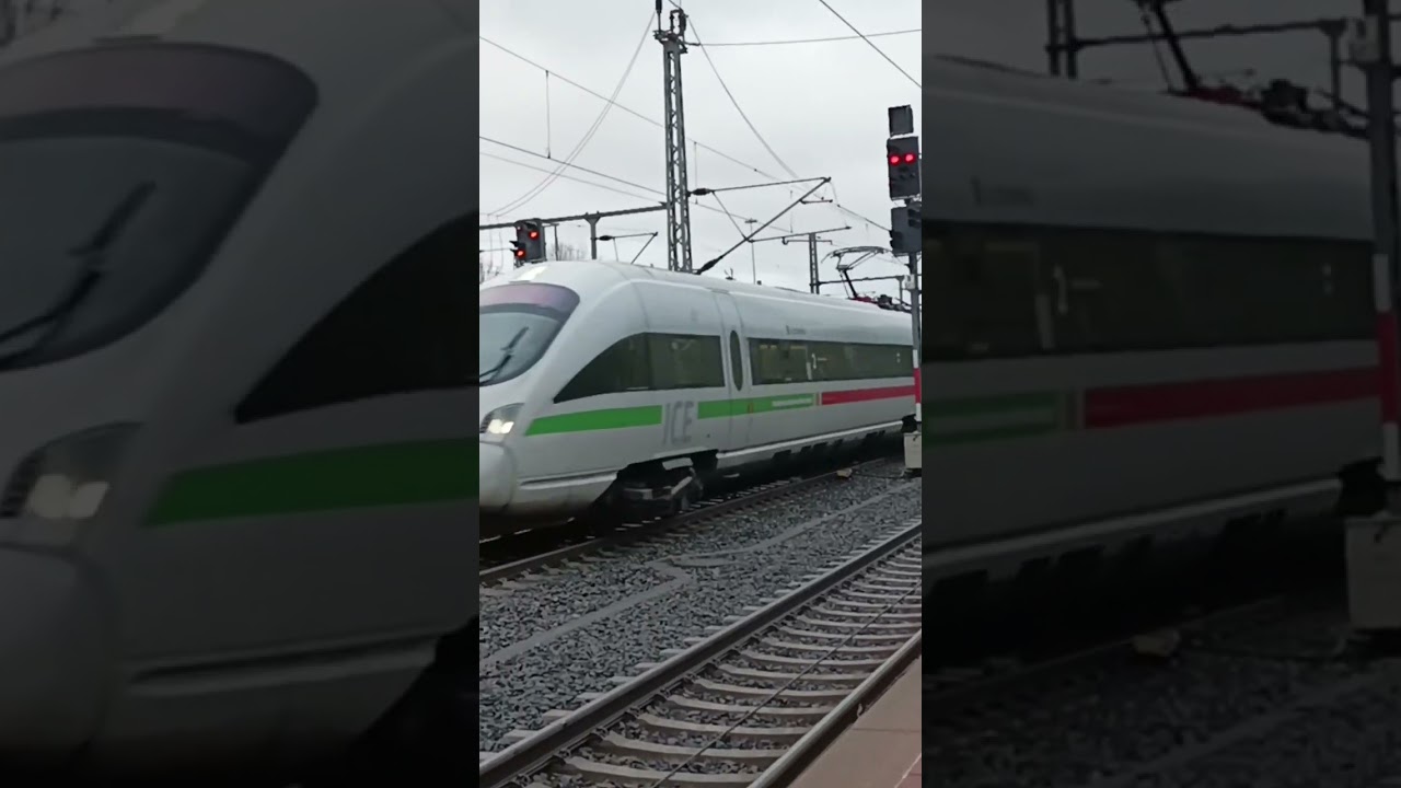 Einfahrt ICE T, Br 411, Kassel-Wilhelmsh&ouml;he