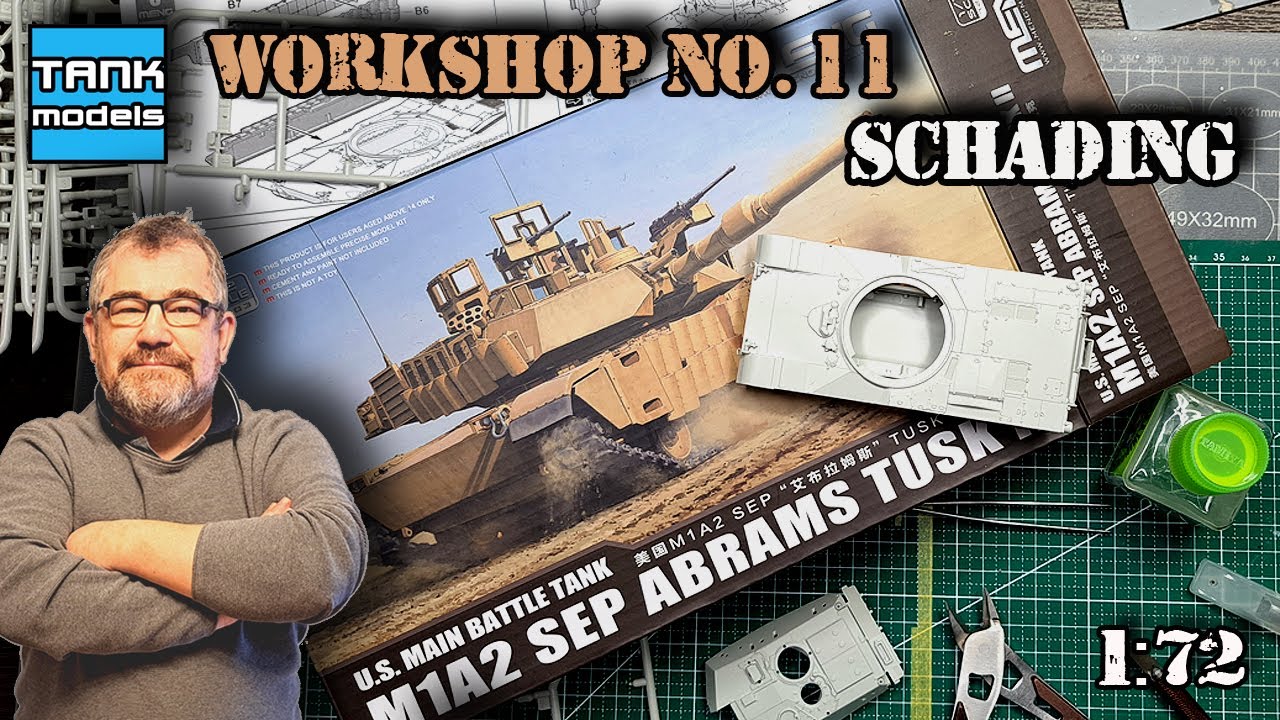 Workshop 11 - Part 9 - ABRAMS M1A2 SEP TUSK II - Meng 72-003 - Schade
