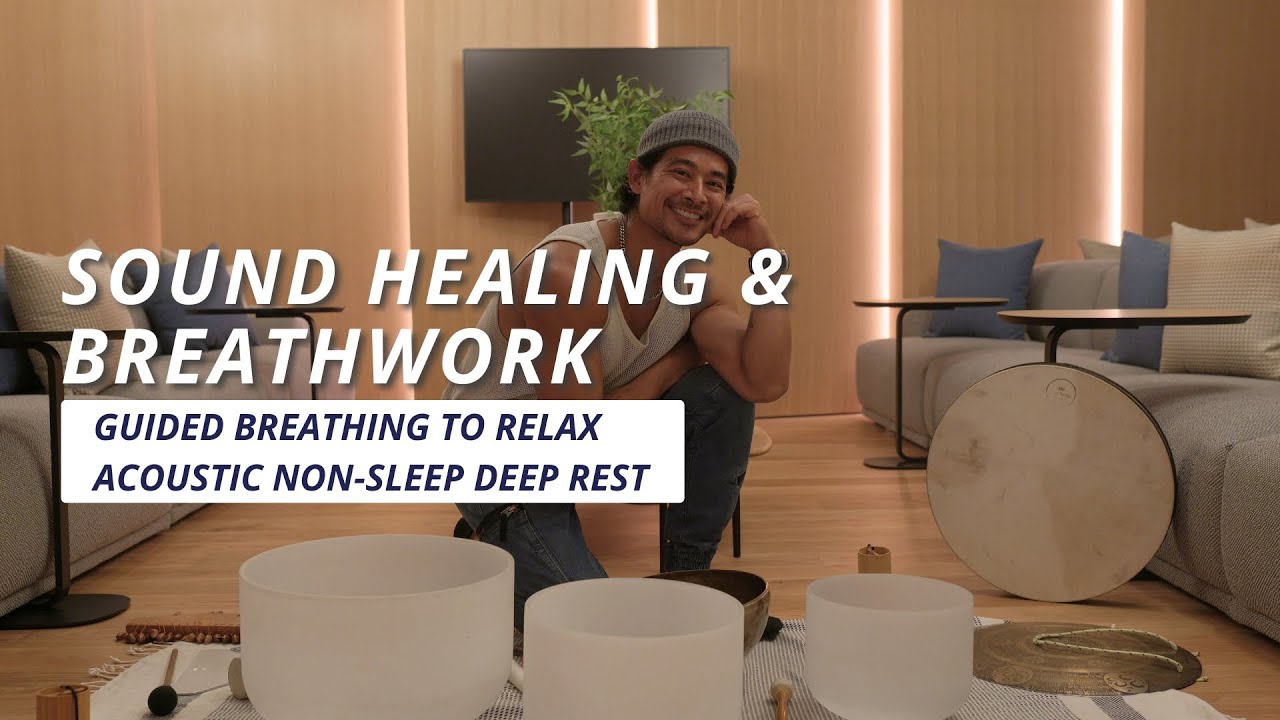 20-minute Sound Healing and Breathwork to Relax: Acoustic Non-Sleep Deep Rest